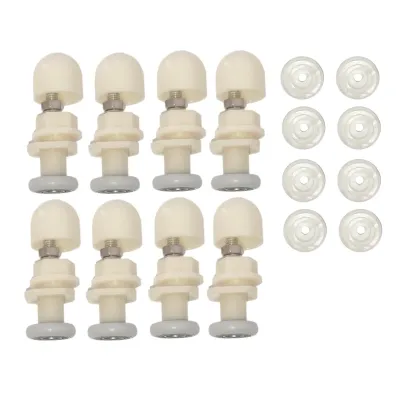 Rollenset für Duschkabinentür, Ø 19 mm (8 Stk.)